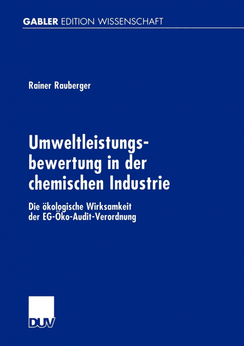 Umweltleistungsbewertung in der chemischen Industrie