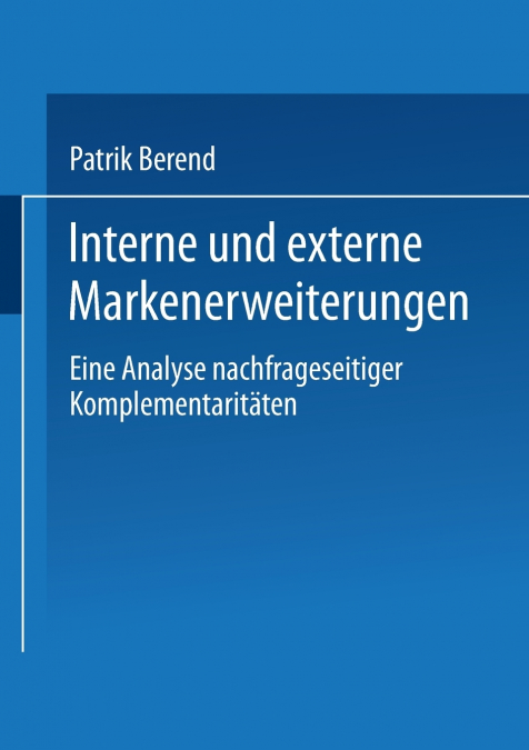 Interne und externe Markenerweiterungen
