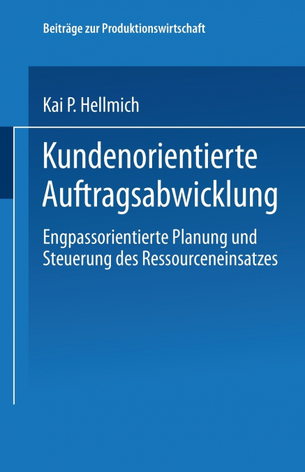 Kundenorientierte Auftragsabwicklung