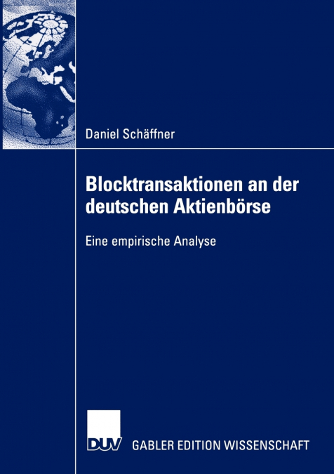 Blocktransaktionen an der deutschen Aktienbörse