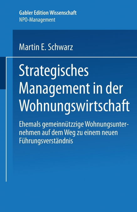 Strategisches Management in Der Wohnungswirtschaft