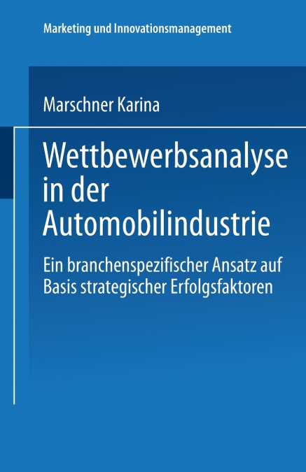 Wettbewerbsanalyse in der Automobilindustrie