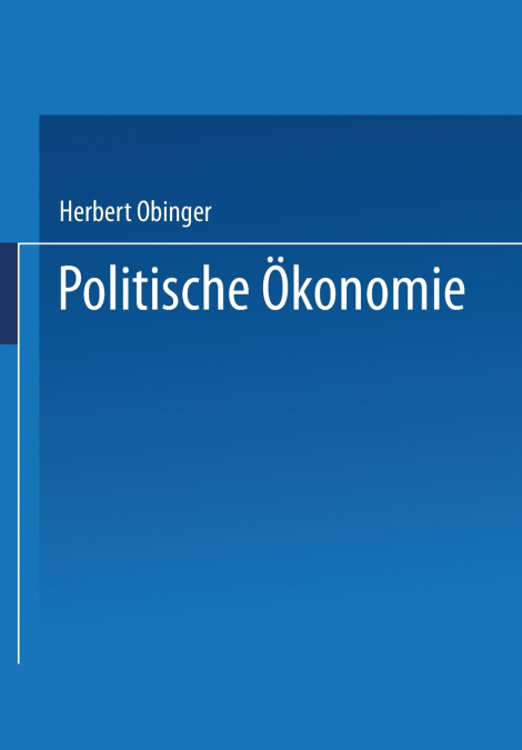 Politische Okonomie