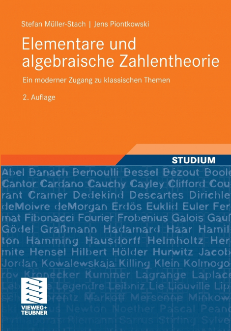 Elementare Und Algebraische Zahlentheorie