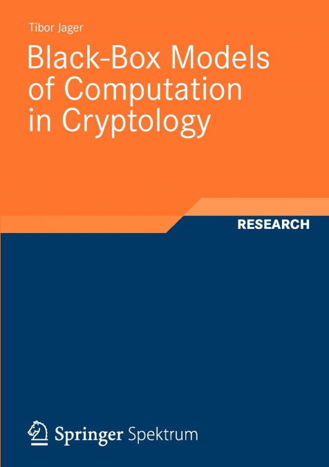 Black-Box Models of Computation in Cryptology