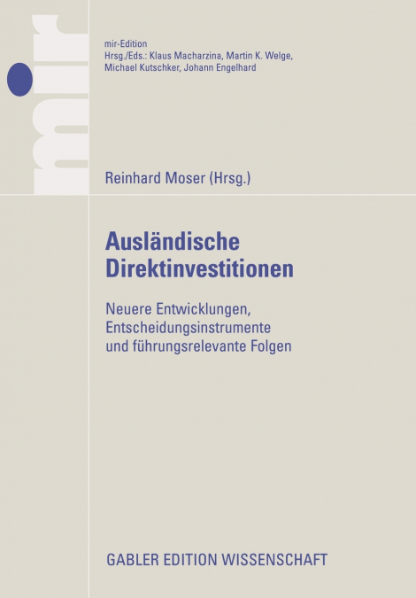 Ausländische Direktinvestitionen