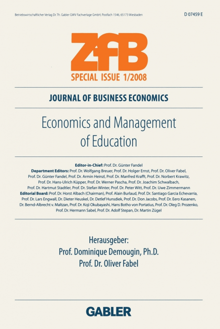 Economics and Management of Education