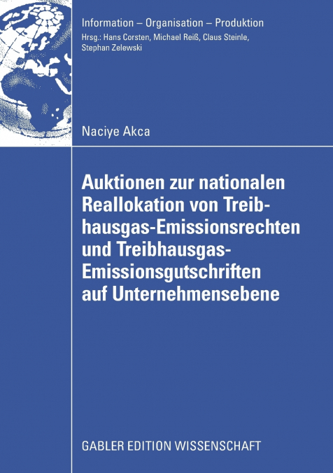 Auktionen zur nationalen Reallokation von Treibhausgas-Emissionsrechten und Treibhausgas-Emissionsgutschriften auf Unternehmensebene