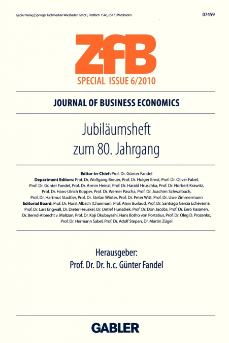 Jubilaumsheft Zum 80. Jahrgang