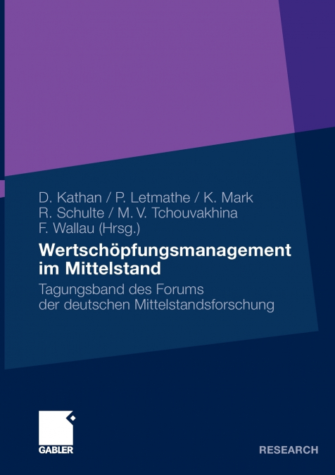Wertschöpfungsmanagement im Mittelstand