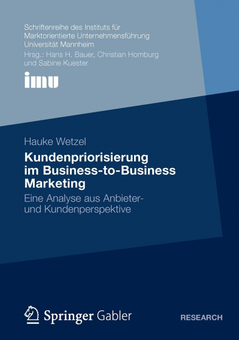 Kundenpriorisierung im Business-to-Business Marketing