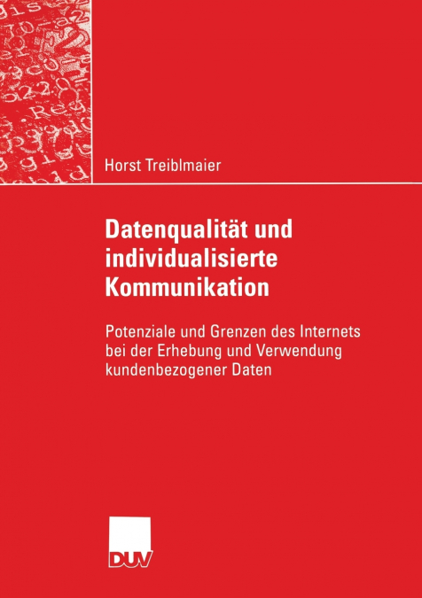 Datenqualitat Und Individualisierte Kommunikation