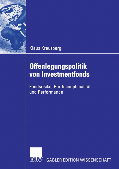 Offenlegungspolitik Von Investmentfonds
