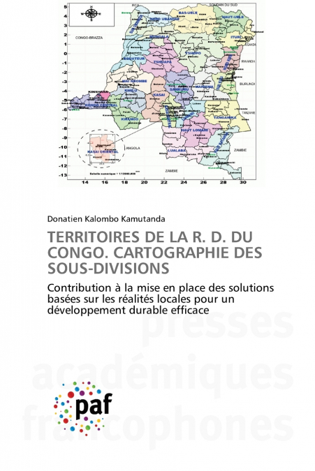 TERRITOIRES DE LA R. D. DU CONGO. CARTOGRAPHIE DES SOUS-DIVISIONS