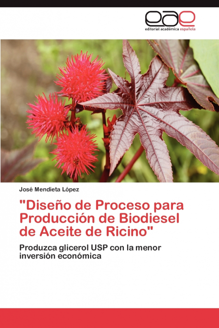 'Diseño de Proceso para Producción de Biodiesel de Aceite de Ricino'