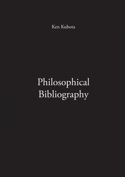 Philosophical Bibliography