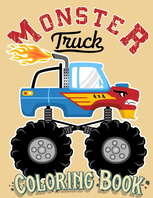 Monster Truck Coloring Book