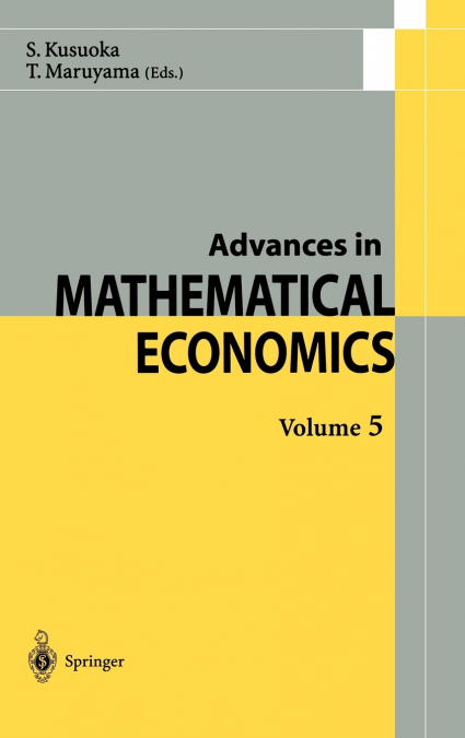 Advances in Mathematical Economics