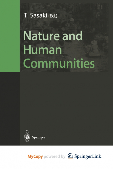 Nature and Human Communities