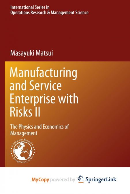 Manufacturing and Service Enterprise with Risks II