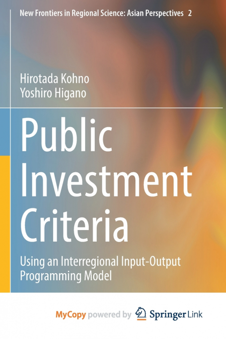 Public Investment Criteria