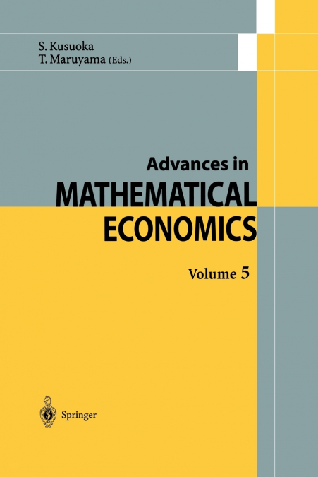 Advances in Mathematical Economics