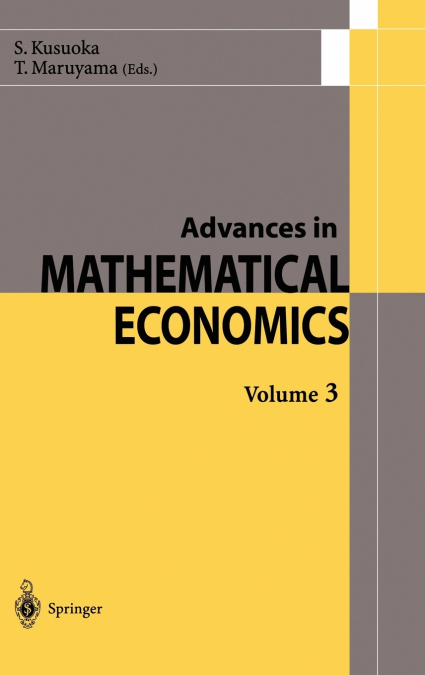 Advances in Mathematical Economics