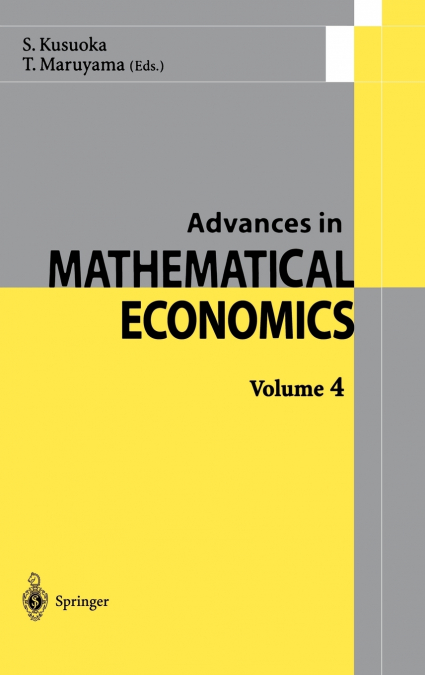 Advances in Mathematical Economics 4