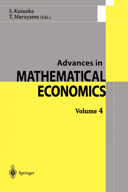 Advances in Mathematical Economics 4