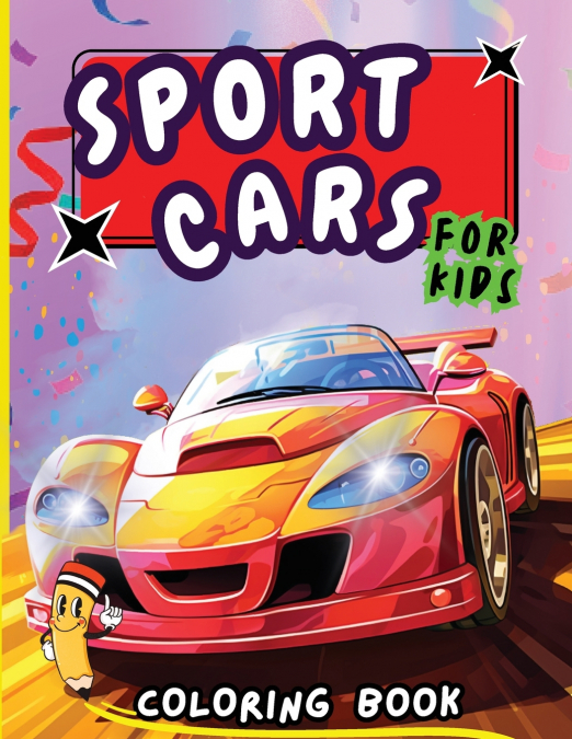 Sport Cars Coloring Book for Kids