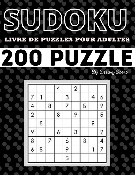 Sudoku- livre de puzzles pour adultes