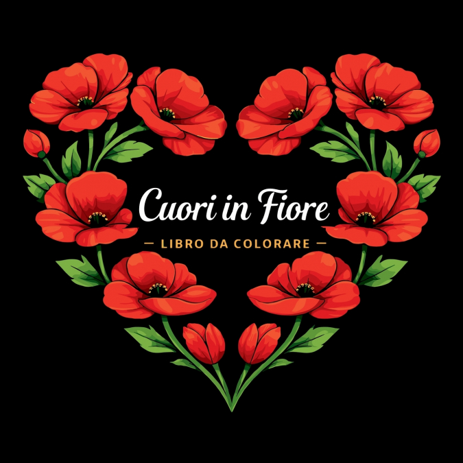 Cuori in Fiore - Libro da Colorare