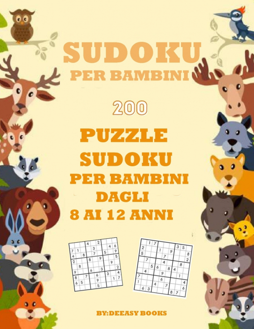 Libro di sudoku per bambini