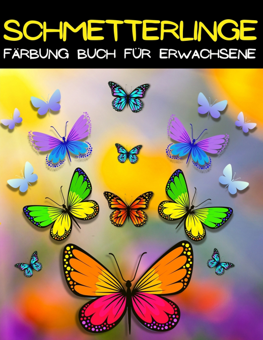 Mandala Schmetterling Färbung