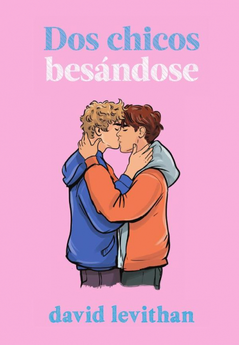 Dos chicos besándose