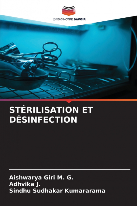 STÉRILISATION ET DÉSINFECTION