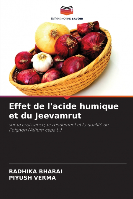 Effet de l’acide humique et du Jeevamrut