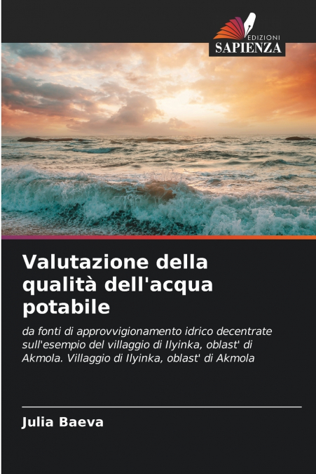 Valutazione della qualità dell’acqua potabile