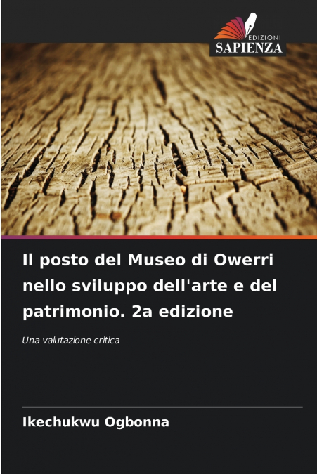 Il posto del Museo di Owerri nello sviluppo dell’arte e del patrimonio. 2a edizione