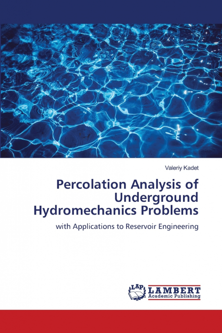 Percolation Analysis of Underground Hydromechanics Problems