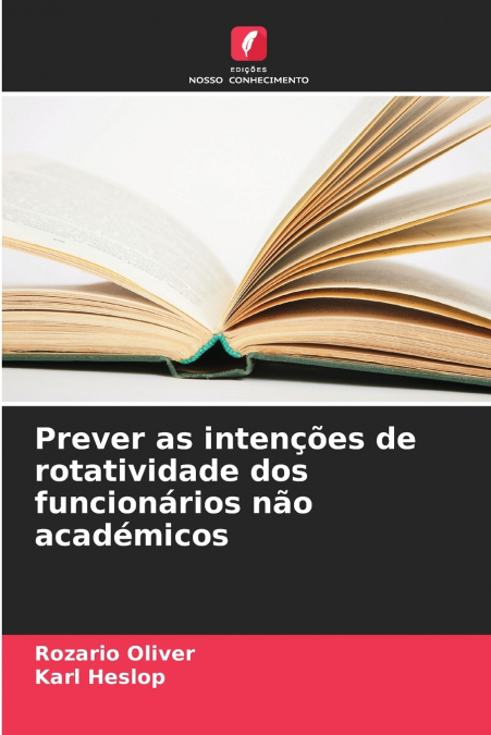Prever as intenções de rotatividade dos funcionários não académicos