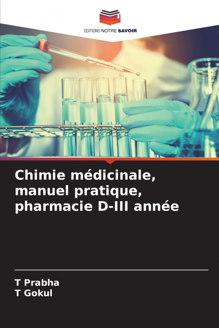 Chimie médicinale, manuel pratique, pharmacie D-III année