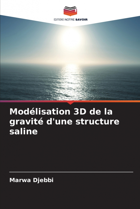 Modélisation 3D de la gravité d’une structure saline
