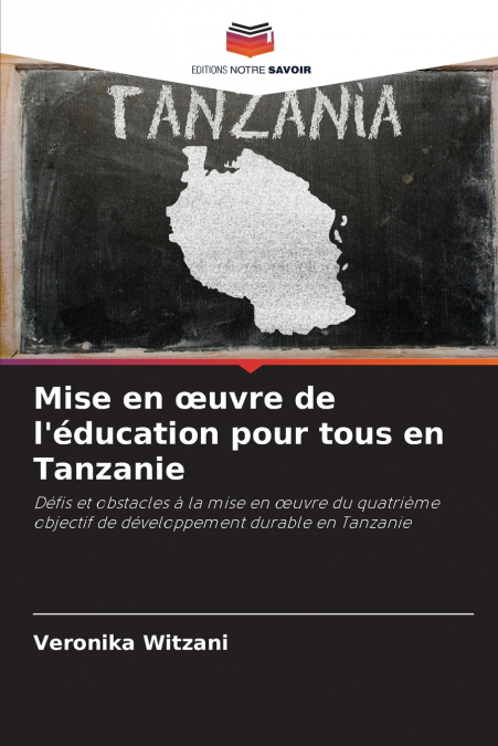Mise en œuvre de l’éducation pour tous en Tanzanie