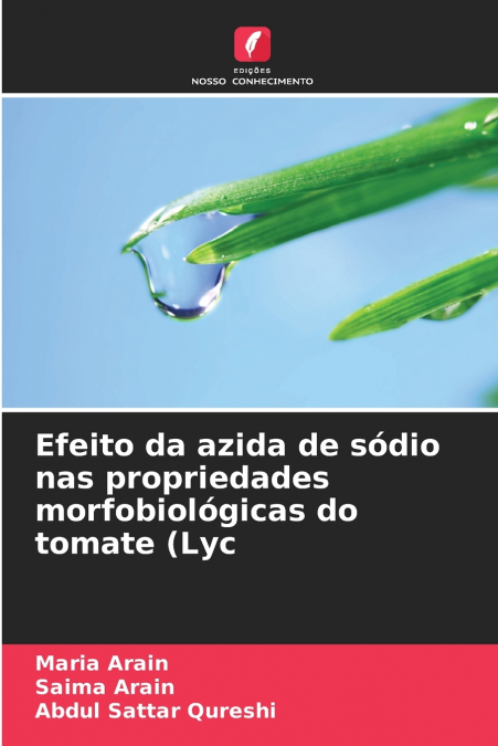 Efeito da azida de sódio nas propriedades morfobiológicas do tomate (Lyc