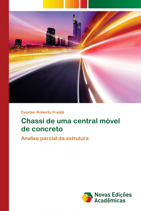 Chassi de uma central móvel de concreto
