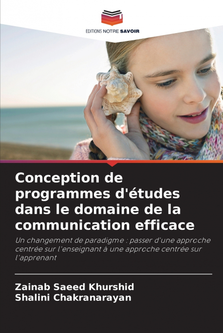 Conception de programmes d’études dans le domaine de la communication efficace