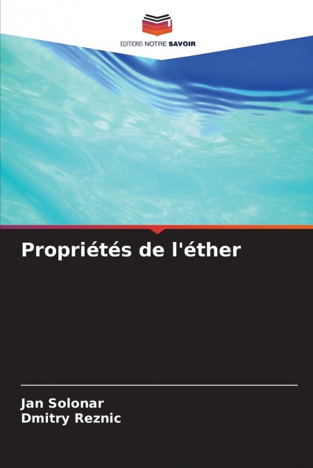 Propriétés de l’éther