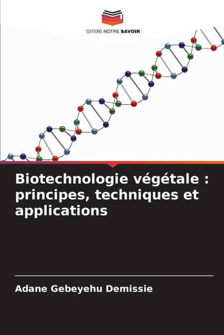 Biotechnologie végétale