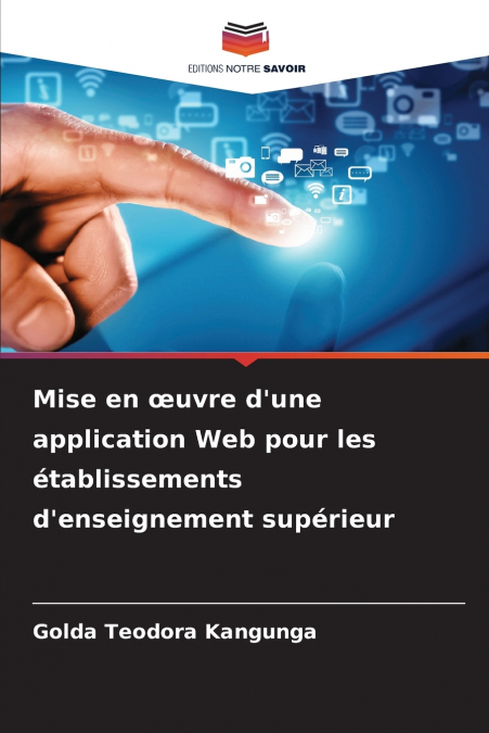 Mise en œuvre d’une application Web pour les établissements d’enseignement supérieur